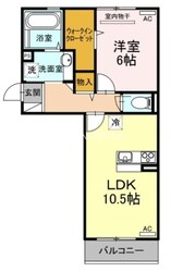 アコール　ジェンテ　A棟の物件間取画像